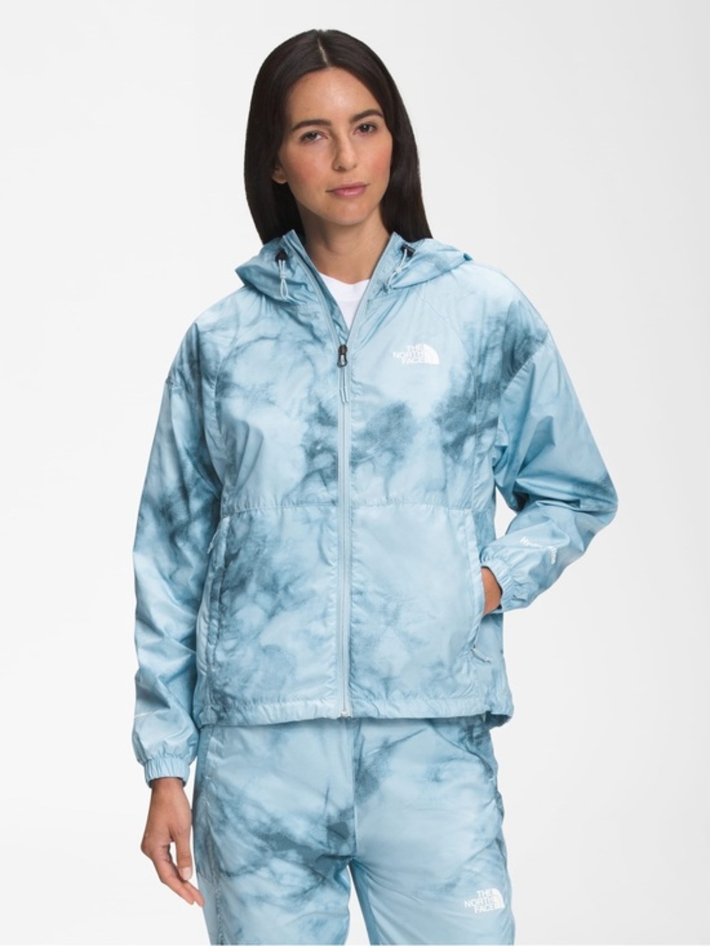 The North Face Hydrenaline Jacket 2000 Blue Tie Dye Womens Size XS